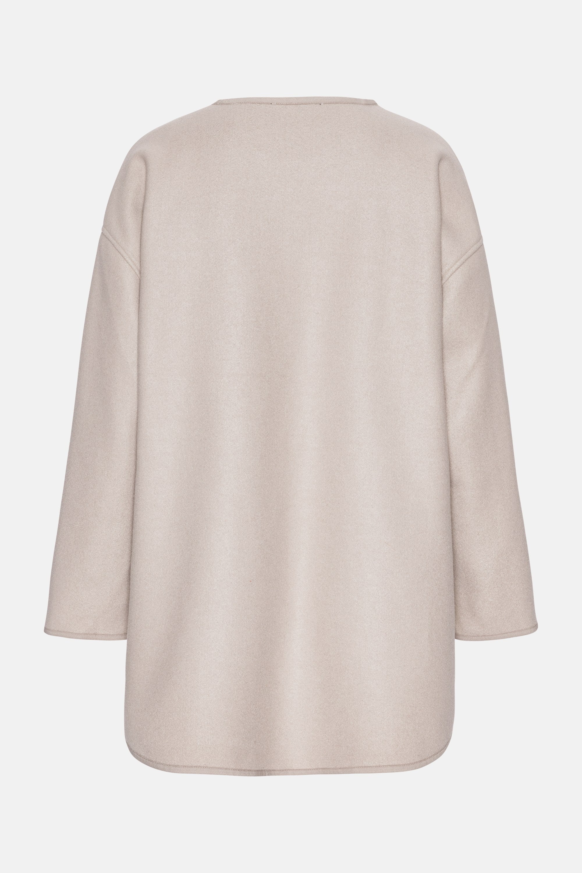 Veste Décontractée En Feutre - White Pepper